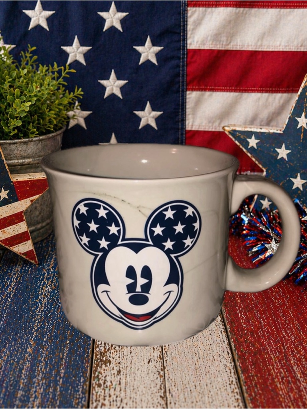 Mickey Mouse Patriotic USA Mug